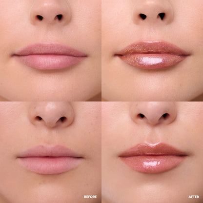 WONDER BLADING Top Gloss - Gold Glitter