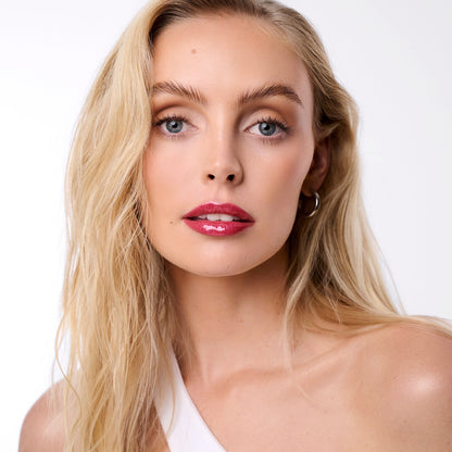 WONDER BLADING Top Gloss - Red Glitter