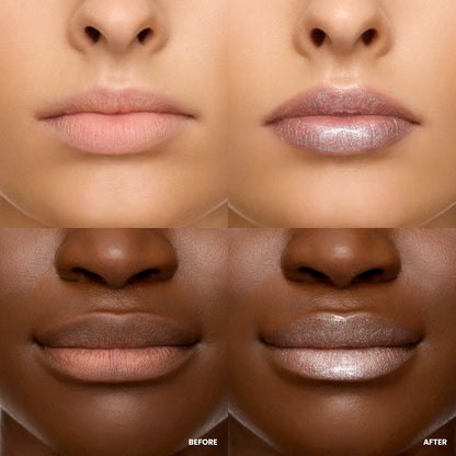 WONDER BLADING Top Gloss - Silver Glitter
